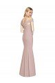 Off the Shoulder Criss Cross Back Trumpet Bridesmaid Dress / Prom Dress Essex