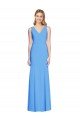 Flattering Trumpet Long Sleeveless Bridesmaid Dress / Prom Dress with Open Back Essex