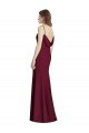 Open Cowl Back Bateau Neck Trumpet Bridesmaid Dress Essex