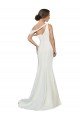 One Shoulder Formal Crepe Bridesmaid Dress / Prom Dress with Draped Off the Shoulder Strap Essex