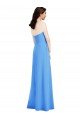 Strapless Pleated Skirt Crepe Bridesmaid Dress / Prom Dress with Pockets Essex