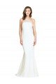 Soft Tulle Shoulder Overlay Mermaid One Shoulder Formal Crepe Bridesmaid Dress Essex