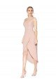 Knee Length Short Formal Crepe Bridesmaid Dress / Prom Dress Essex