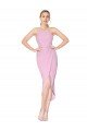 Halter Neck Short Knee Length Formal Crepe Mermaid Bridesmaid Dress / Cocktail Prom Dress Essex