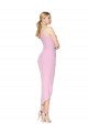 Halter Neck Short Knee Length Formal Crepe Mermaid Bridesmaid Dress / Cocktail Prom Dress Essex