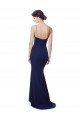 Deep V-Neck Spaghetti Straps Mermaid Formal Crepe Bridesmaid Dress / Prom Dress Essex