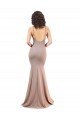 Fishtail Shape V-Neck Formal Crepe Bridesmaid Dress / Prom Dress with Slit Essex