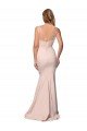 Full Length Sweetheart Formal Crepe Bridesmaid Dress / Prom Dress with Tulle Overlay Essex