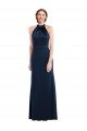 High Neck Open Back Long Maxi Bridesmaid Dress / Prom Dress Essex