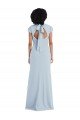 Cap Sleeve Cutout Tie Back Trumpet Bridesmaid Dress Essex