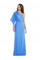 One Shoulder Bell Sleeves Trumpet Bridesmaid Dress / Prom Dress Essex