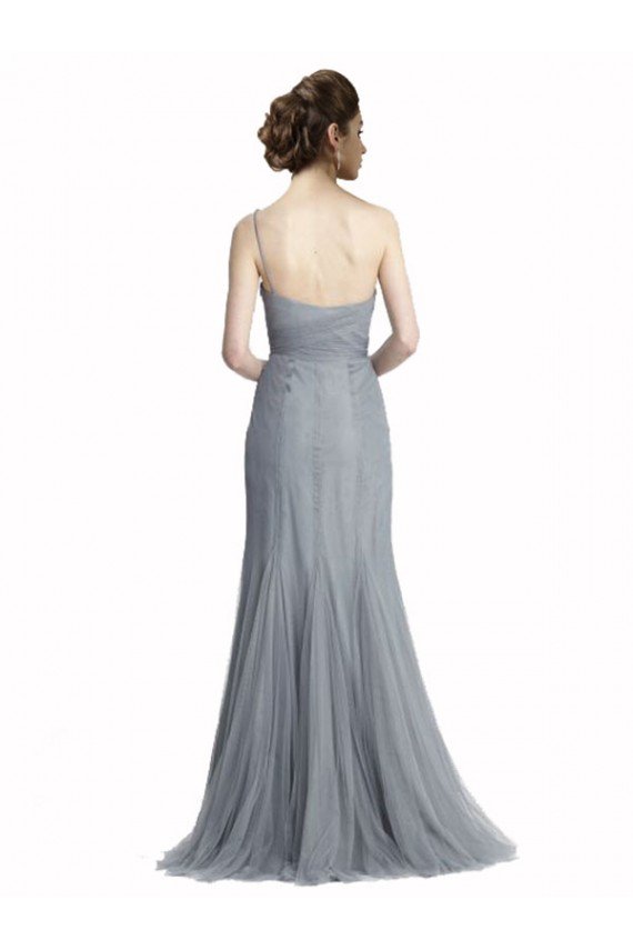 One Shoulder Tulle Fit and Flare Bridesmaid Dress Essex