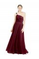 One Shoulder Floor Length Long Tulle Bridesmaid Dress Essex