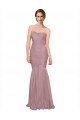 Mermaid Strapless Tulle Bridesmaid Dress with All Over Pleats Essex
