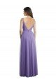 Sweetheart Deep V-Back Tulle Bridesmaid Dress with Draped Bodice Essex