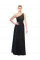 Ruched One Shoulder Tulle A-Line Bridesmaid Dress Essex