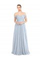 Sweetheart Neckline Off the Shoulder Tulle Bridesmaid Dress Essex