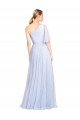 Flutter Sleeves One Shoulder Long Tulle Bridesmaid Dress Essex