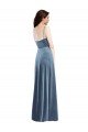 Velvet Wrap Maxi Bridesmaid Dress / Prom Dress with Pockets Essex