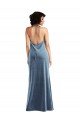 Cowl Neck Convertible Velvet Maxi Slip Dress Essex