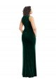 Square Neck Long Velvet Maxi Bridesmaid Dress / Prom Dress Essex