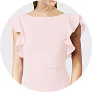 Shop Ruffle Sleeves Bridesmaid Dresses Essex