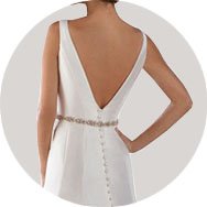 Shop V-Back Wedding Dresses Essex